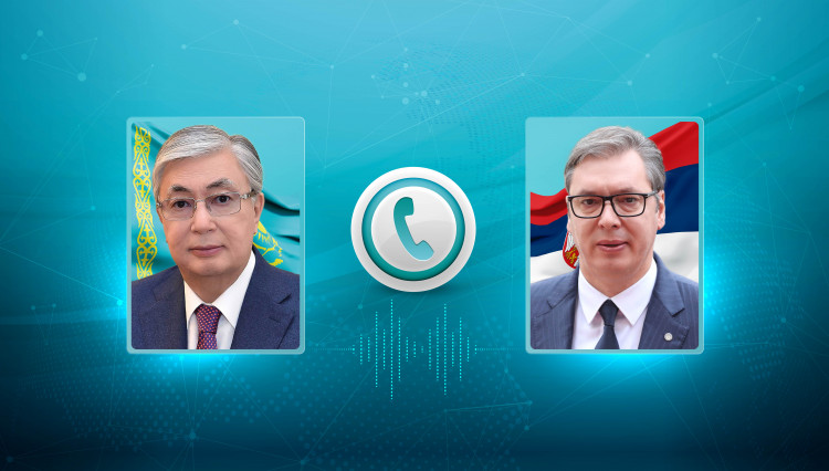 Глава государства провел телефонный разговор с Президентом Сербии Александром Вучичем