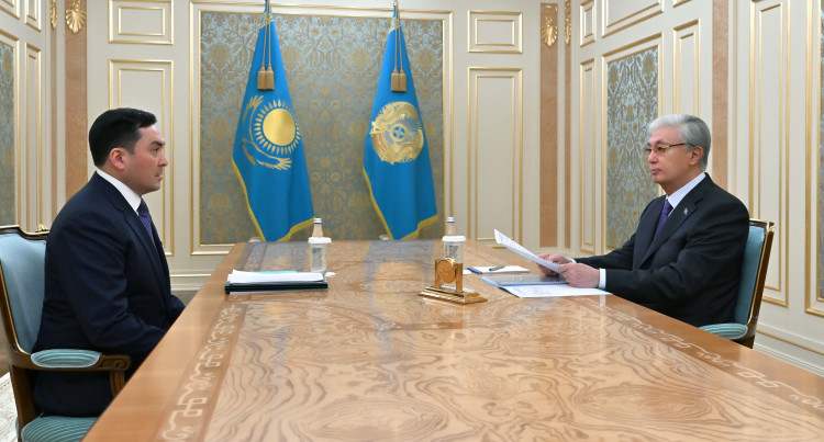 Глава государства принял министра энергетики Ерлана Аккенженова